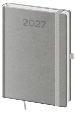 Diář 2027 denní A5 Print Pop - šedá