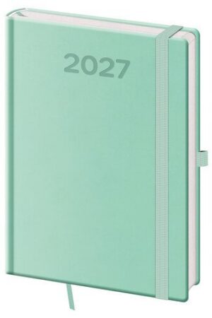 Diář 2027 denní A5 Print Pop - světle zelená