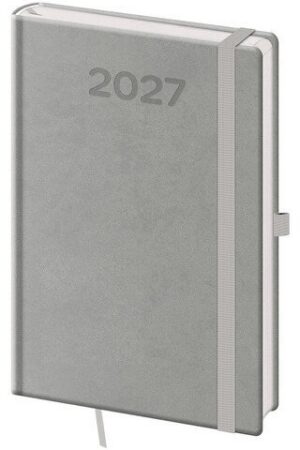 Diář 2027 týdenní A5 Print Pop - šedá