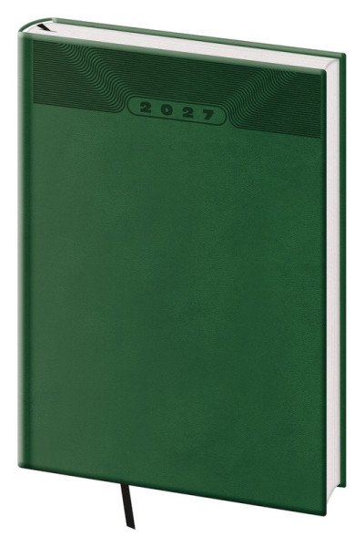 Diář 2027 týdenní A5 Print Classic - zelená
