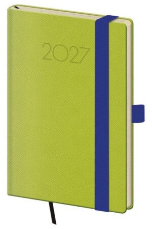 Diář 2027 týdenní kapesní New Praga - zelená
