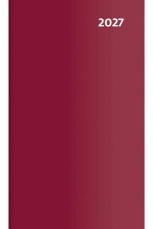Diář 2027 kapesní - Torino čtrnáctidenní - bordó