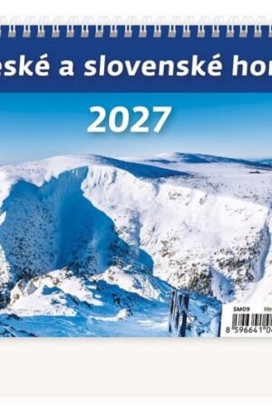 Kalendář stolní 2027 - MiniMax České a slovenské hory