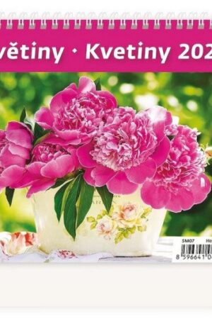 Kalendář stolní 2027 - MiniMax Květiny
