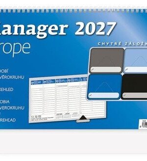 Kalendář stolní 2027 - Manager Europe