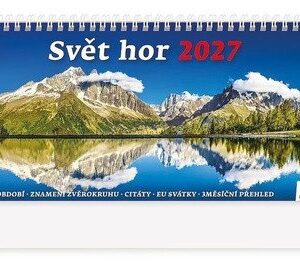 Kalendář stolní 2027 - Svět hor