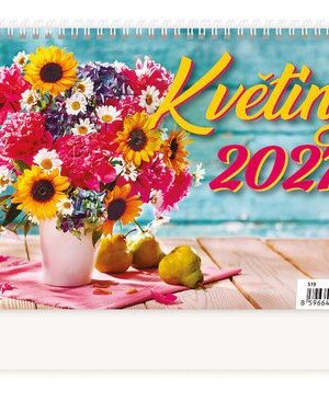 Kalendář stolní 2027 - Květiny