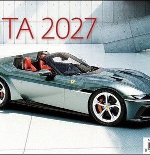 Kalendář stolní 2027 - Auta
