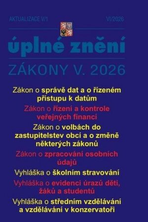 Aktualizace V/1 2026 Zákon o správě dat a o řízeném přístupu k datům, Zákon o řízení a kontrole veřejných financí