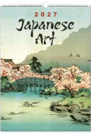 Kalendář 2027 nástěnný: Vintage plakáty - japonské umění, 33 x 46 cm