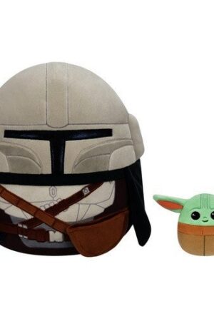 Squishmallows Star Wars - Mandalorian a Grogu 30 cm