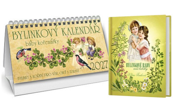Kalendář 2027 Bylinkový + Bylinkové rady naší babičky