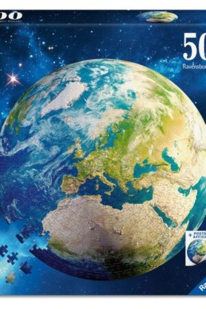 Kruhové puzzle: Planeta Země 500 dílků
