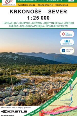 Krkonoše - sever 1:25 000 / 120 Turistické mapy pro každého