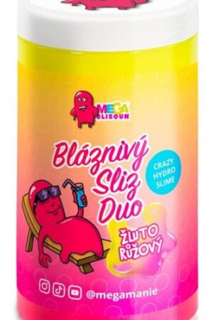 Bláznivý sliz NEO DUO žluto-růžový