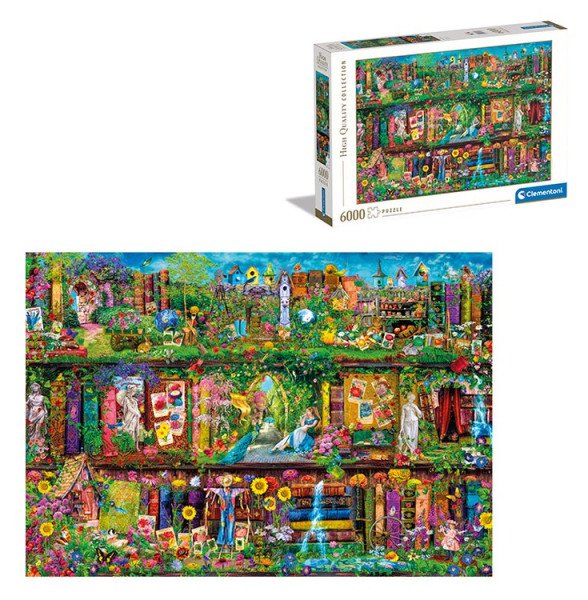 Puzzle Zahradní police 6000 dílků