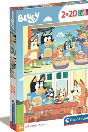 Puzzle Bluey 2x20 dílků
