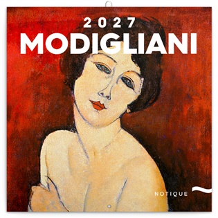 Poznámkový kalendář Amedeo Modigliani 2027