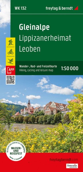 Gleinalpe - Lipizzanerheimat - Leoben - Voitsberg 1:50 000 / turistická mapa