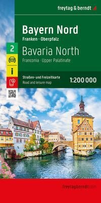 Severní Bavorsko 1:200 000 / automapa + volnočasová mapa