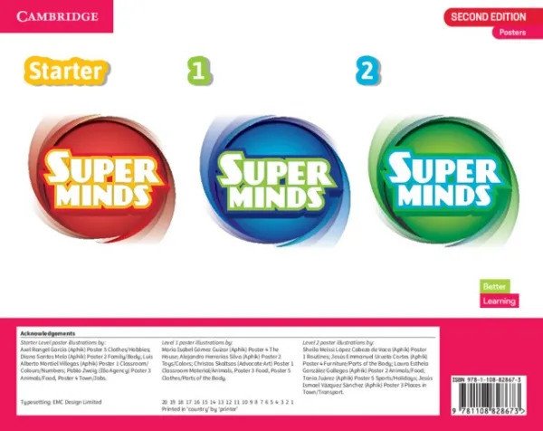Super Minds Level 4 Flashcards British English Second Edition