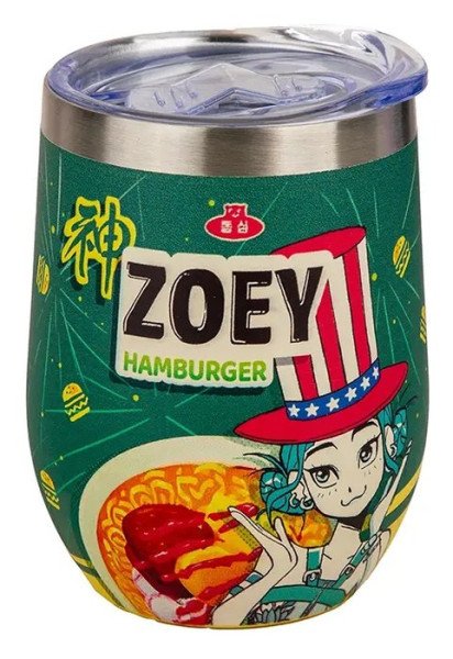 KPop Demon Hunters Cestovní hrnek/Zoey Hamburger 350 ml
