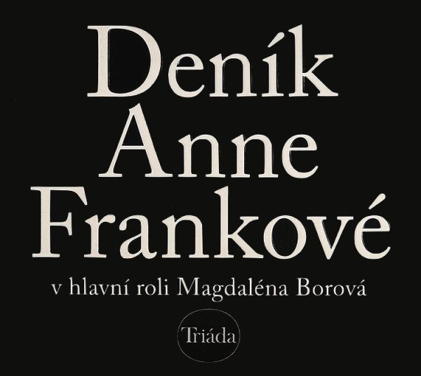 Deník Anne Frankové - CDmp3