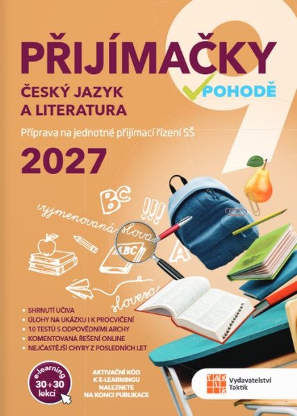 Přijímačky 9 Český jazyk a literatura + E-learning 2027