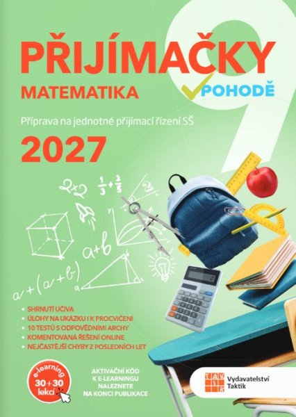 Přijímačky 9 Matematika + E-learning 2027