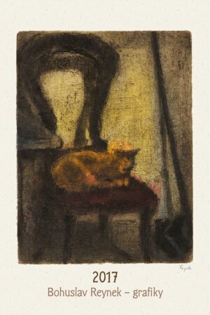 BOHUSLAV REYNEK GRAFIKY 2017 - NÁSTĚNNÝ KALENDÁŘ 230 X 335 MM