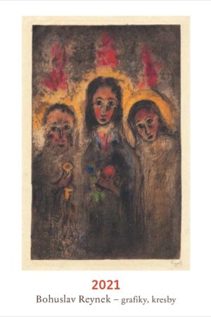 BOHUSLAV REYNEK GRAFIKY 2021 - NÁSTĚNNÝ KALENDÁŘ 230 X 335 MM