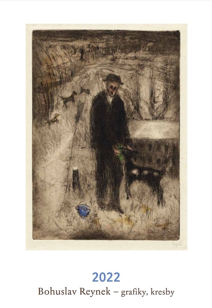 BOHUSLAV REYNEK GRAFIKY 2022 - NÁSTĚNNÝ KALENDÁŘ 230 X 335 MM