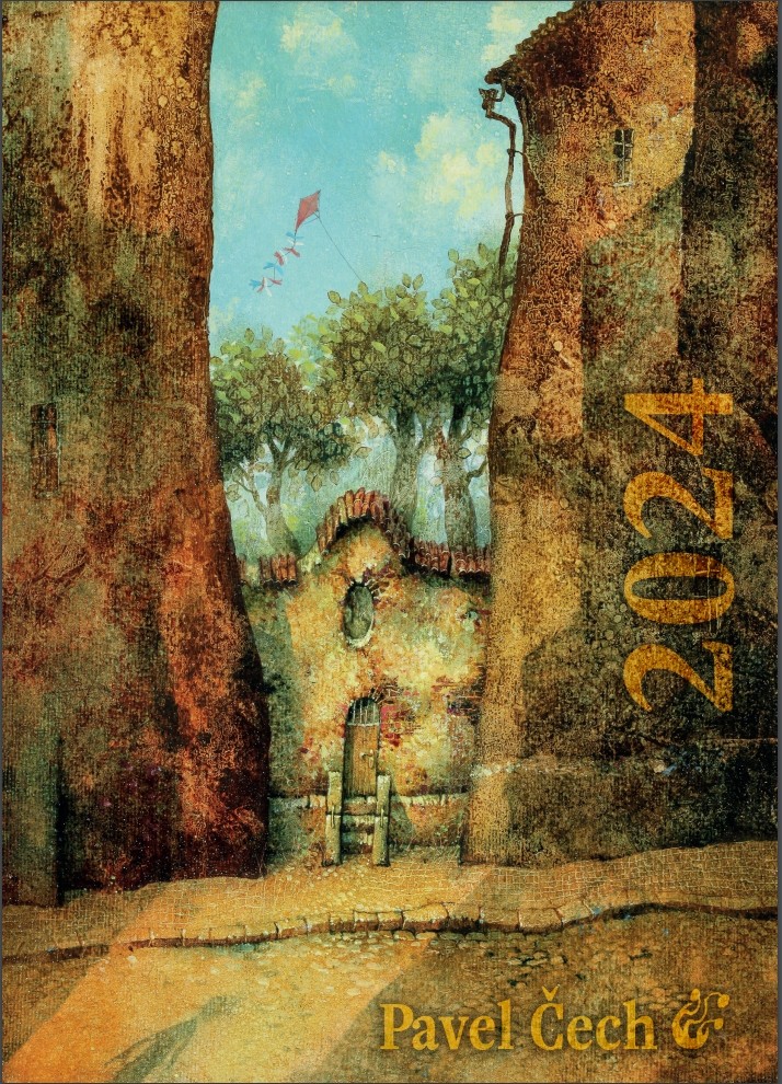 PAVEL ČECH - NÁSTĚNNÝ KALENDÁŘ 2024, 240 X 320 MM