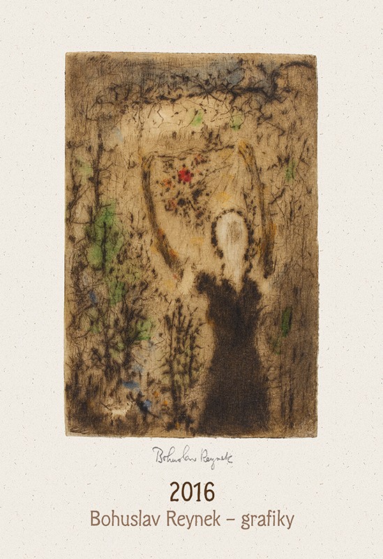 BOHUSLAV REYNEK GRAFIKY 2016 - NÁSTĚNNÝ KALENDÁŘ 230 X 335 MM - Obrázek 2
