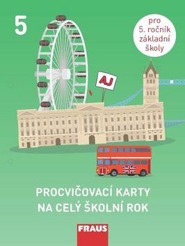 Procvičovací karty na celý školní rok 5 - Angličtina
