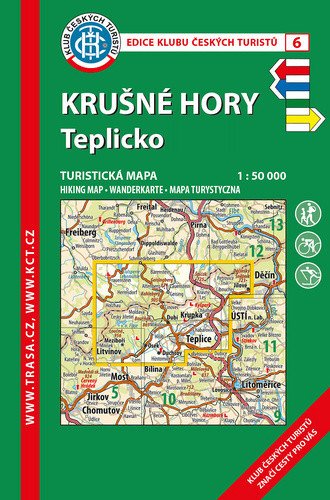 KČT 6 Krušné hory-Teplicko 1:50 000 / turistická mapa