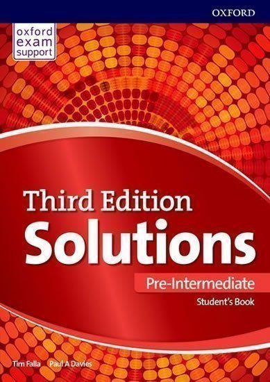 Solutions Pre-intermediate Student´s Book and Online Practice Pack 3rd (International Edit