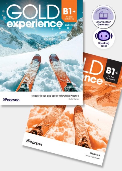 Gold Experience 3rd Edition B1+ First for Schools Student´s Book and Workbook with Online