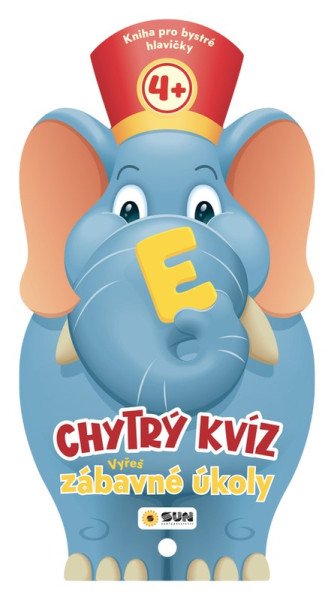 Chytrý kvíz Vyřeš zábavné úkoly 4+ Kniha pro chytré hlavičky