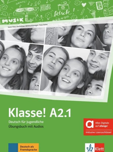 Klasse! A2.1 – Hybride Ausgabe – Übungsbuch + MP3 allango.net + Lizenz (24 Monate)