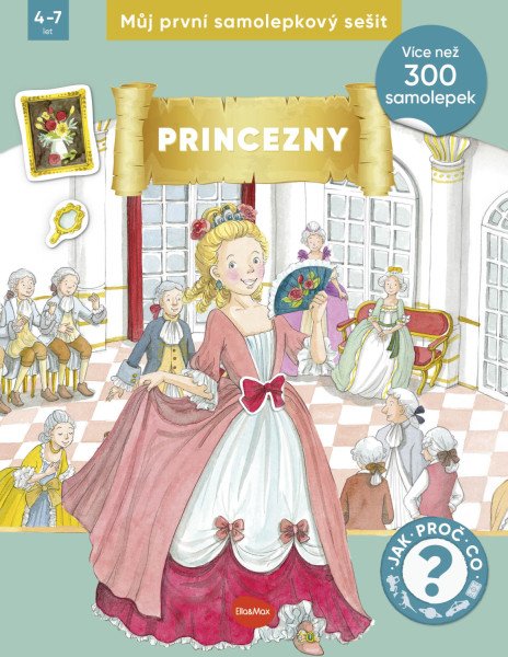 Můj první samolepkový sešit – PRINCEZNY